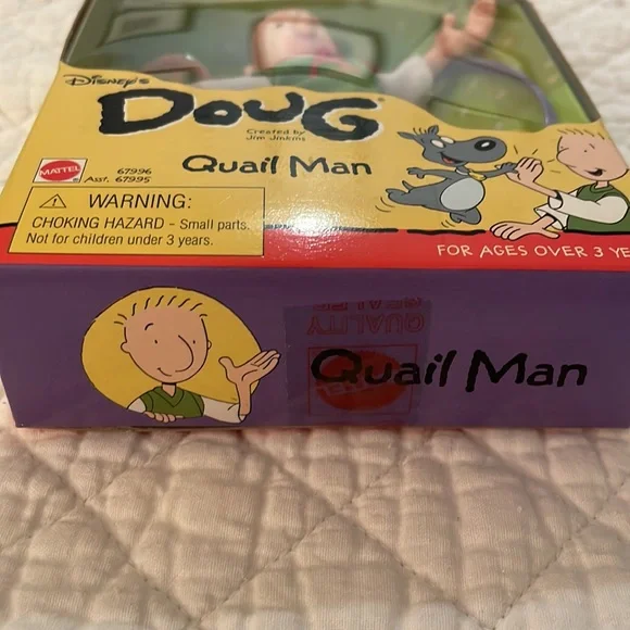 Disney’s Collectible Doug Quail Man Figure, Made by Mattel, New in Box - Picture 7 of 8
